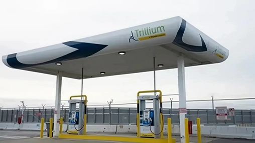 Trillium renewable natural gas fueling station supporting clean transportation infrastructure