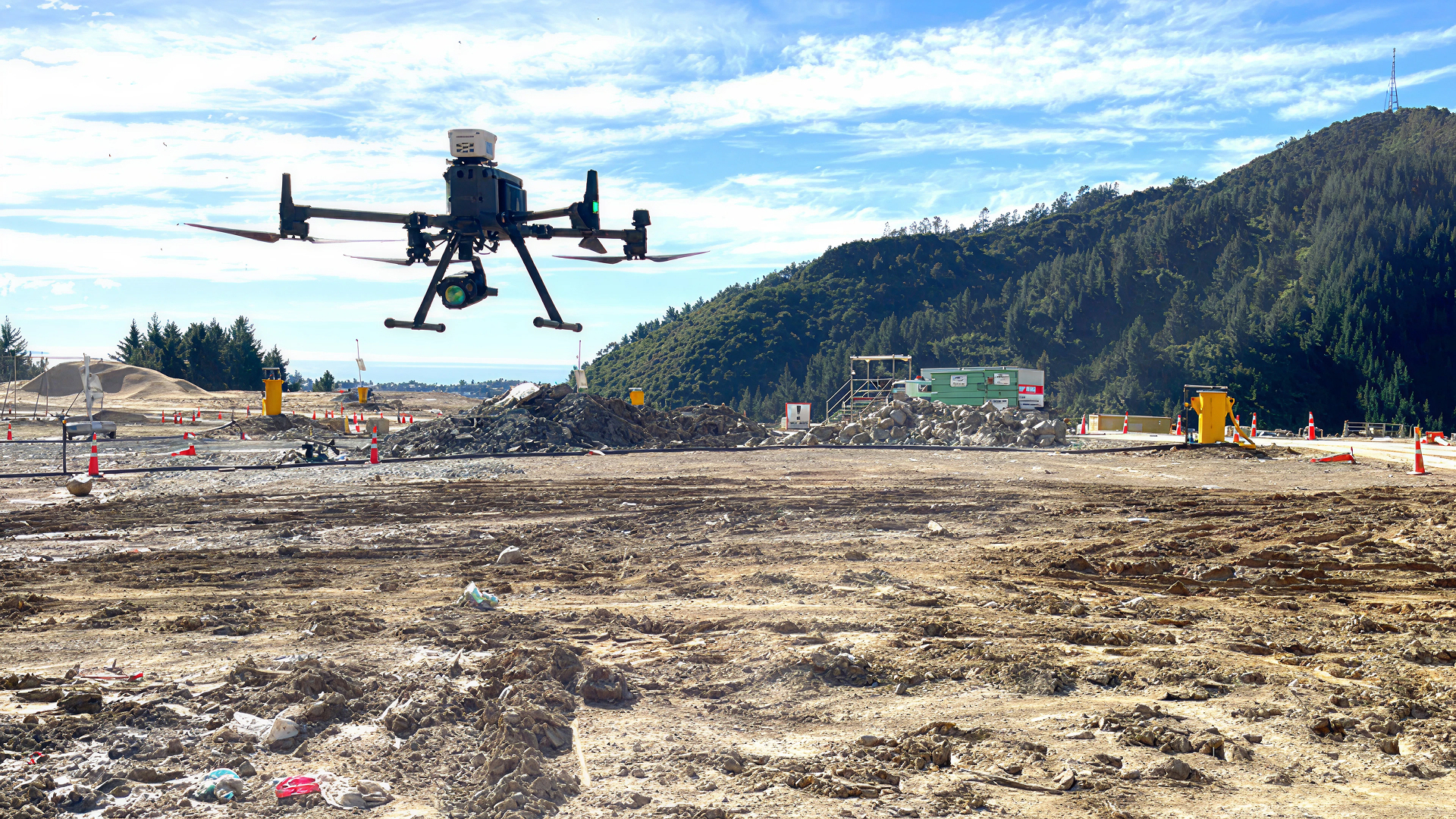 Eyes in the Sky: Drones Tackle Landfill Methane